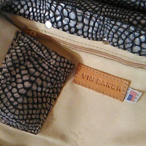 Vin Baker Reptile Embossed Satchel - Picture 8 of 11